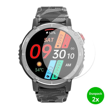 Outdoor-Watch S2 - Screenprotector (Duopack 2x) - Smartwatchmagazijn